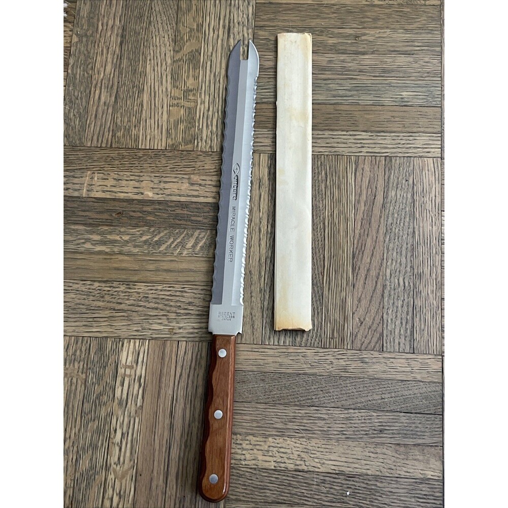 Stainless Steel Knife  Vintage Centurion Miracle Worker Regent 9 1/2" Blade NOS